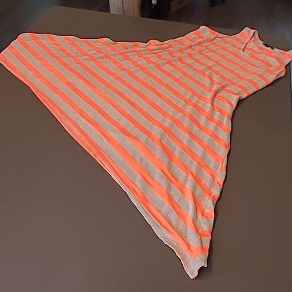 Tiana B. Gray and Neon Striped Dress - Picture 5 of 11